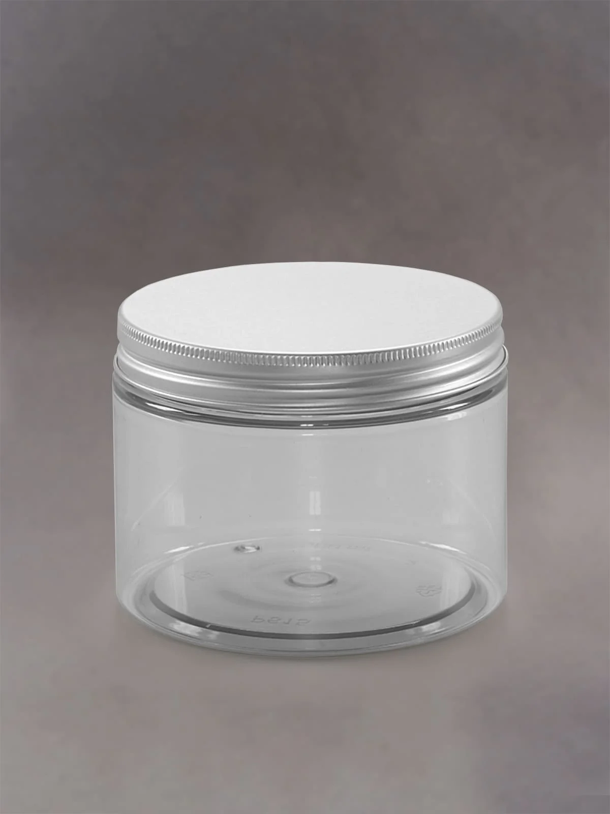 Vaso 410 ml VETRO trasparente + Tappo alluminio Ø 82 sterilizzabile -  Produzione contenitori in plastica - Sintek Assisi